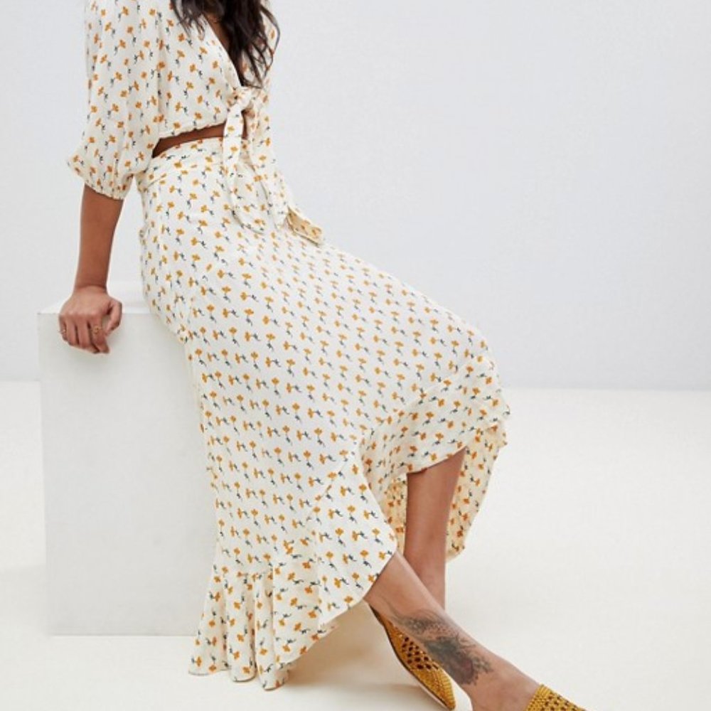 FAITHFULL Floral skirt